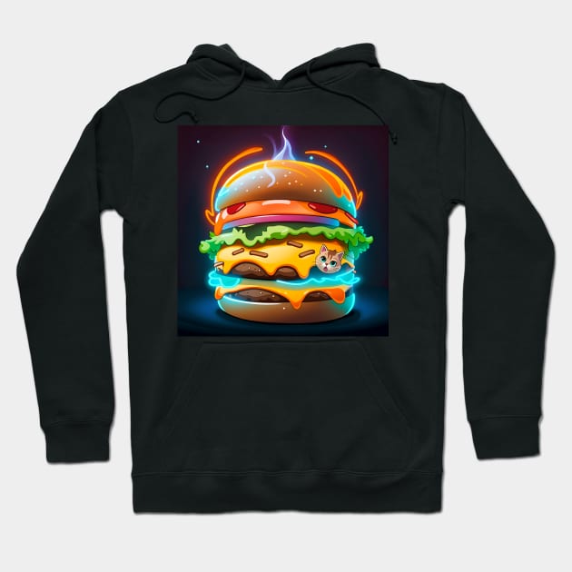 Burger Hoodie by Grafititee